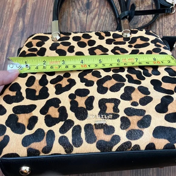 Dune of London leopard print handbag/crossbody bag - Picture 6 of 8